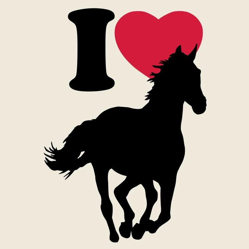 I love horses - Ich liebe Pferde