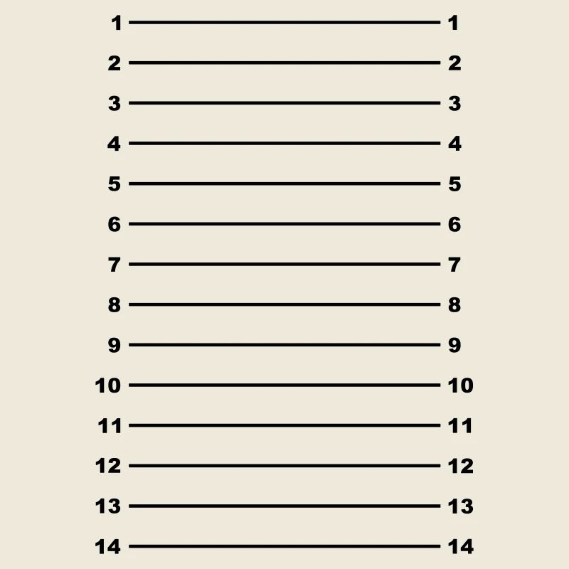 Length Check T-Shirt Plain