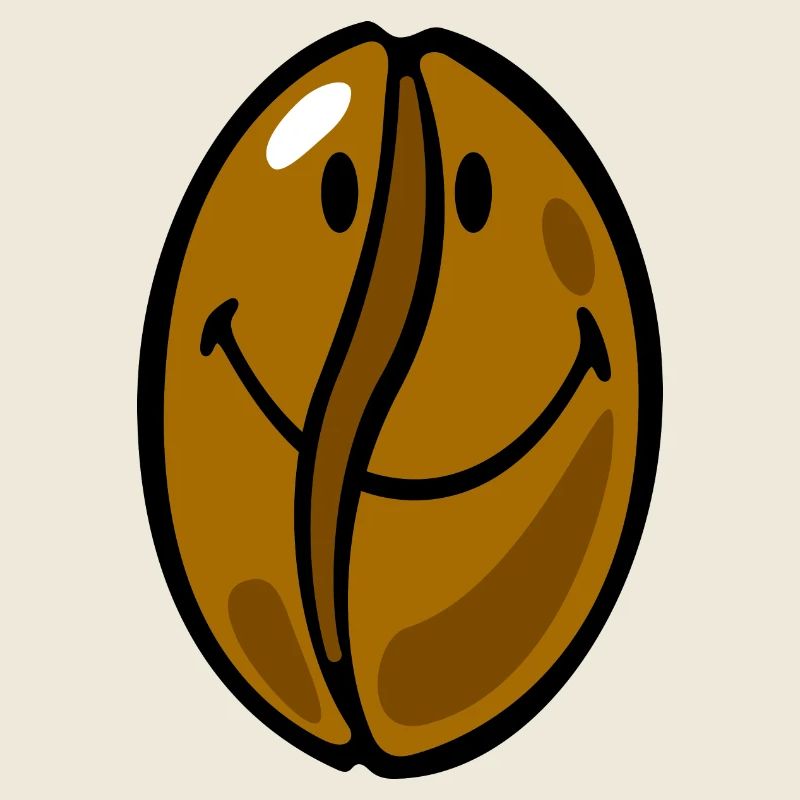 Smiley Coffee Bean