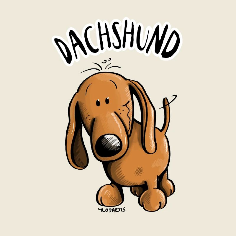 Drolliger Dachshund - Dackel - Teckel