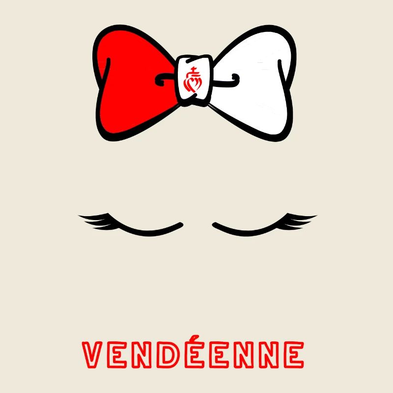 Noeud papillon Vendéenne emblème