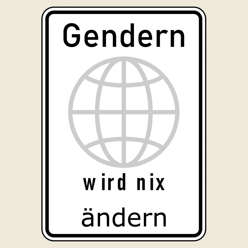 Gendern wird nix ändern