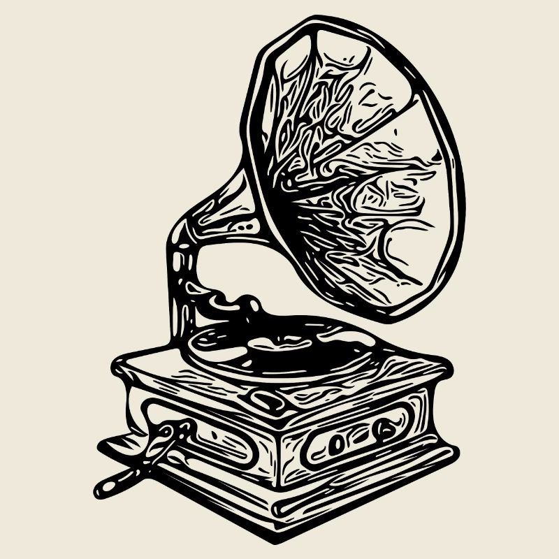 Gramophone pour jouer du vinyle analogique