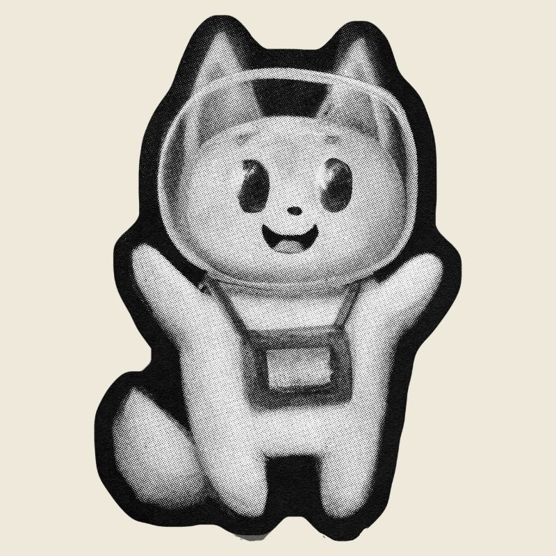 Retro Space Cat