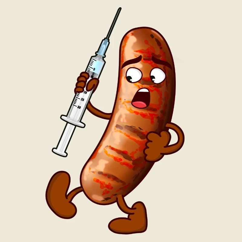 impfwurst Bratwurst Impfen Virus