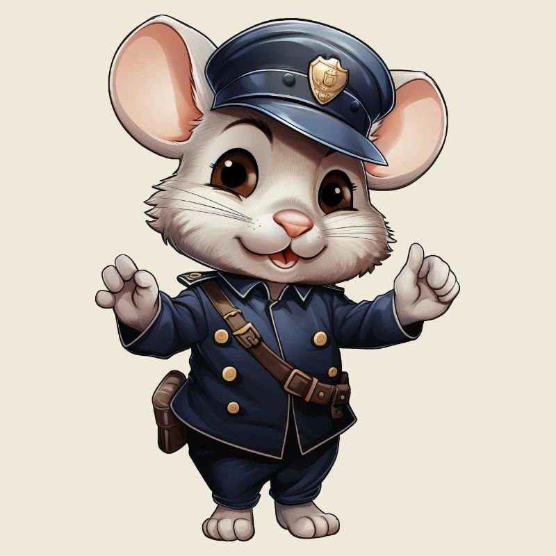 Mäuse Polizistin