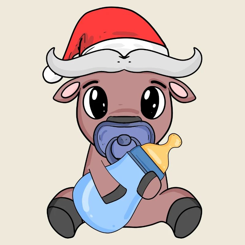 Bœuf bébé Noël
