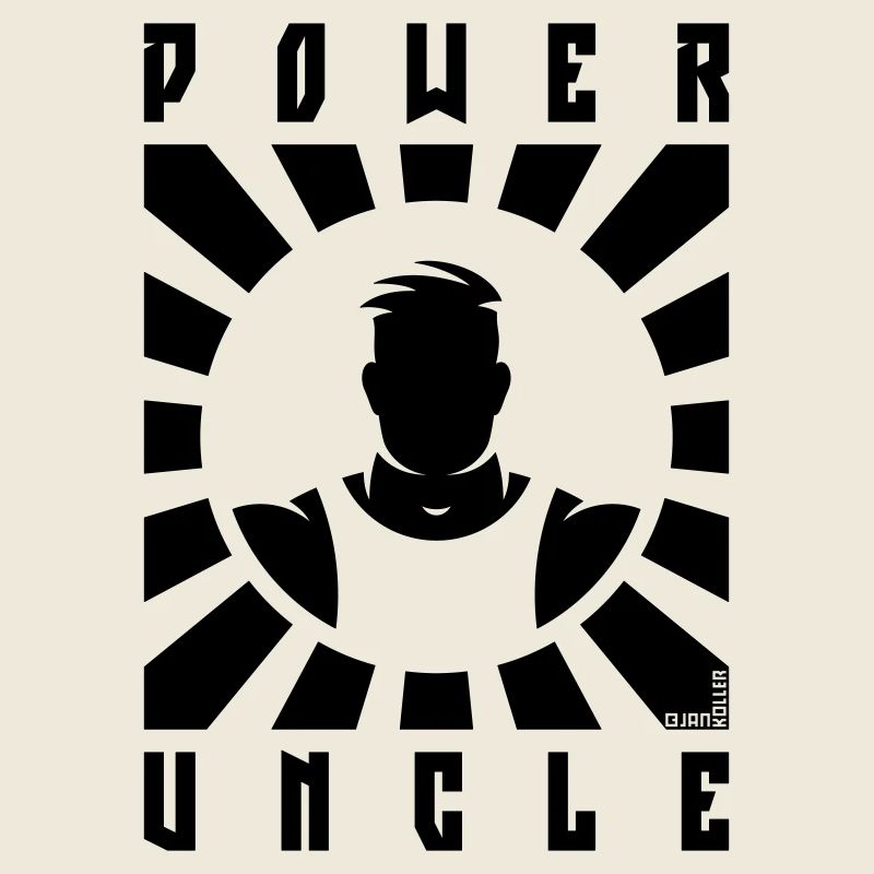 Oncle de puissance (Rayons / Noir)