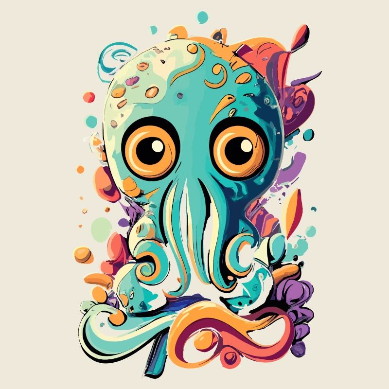 Octopus Squid - Bébé calmar Poulpe