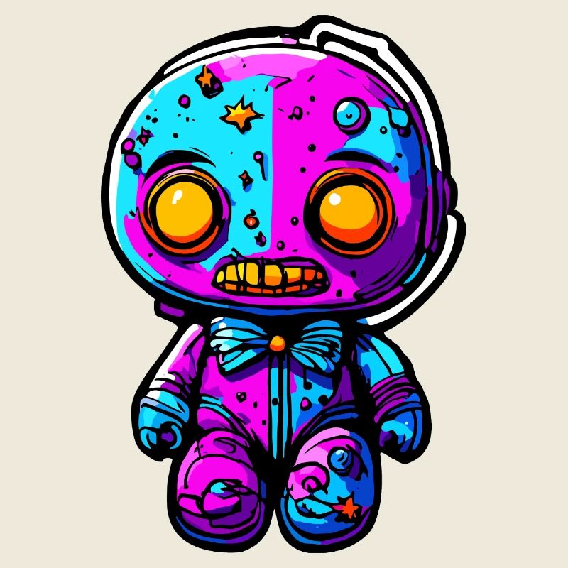 Horror Doll / Halloween / Creepy / Dark
