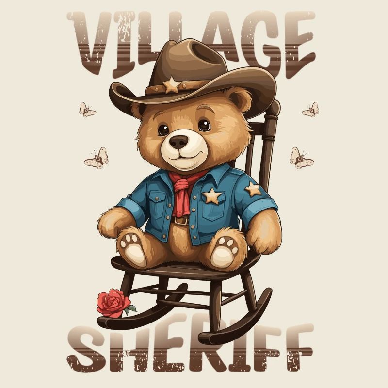 Bär der Dorf Sheriff