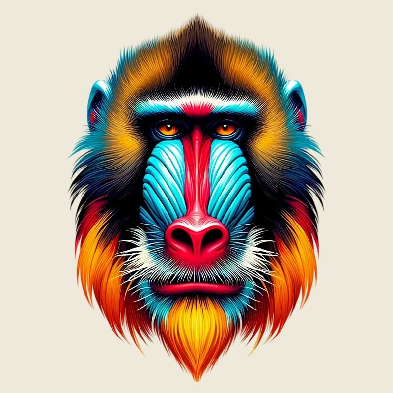 Singe mandrill