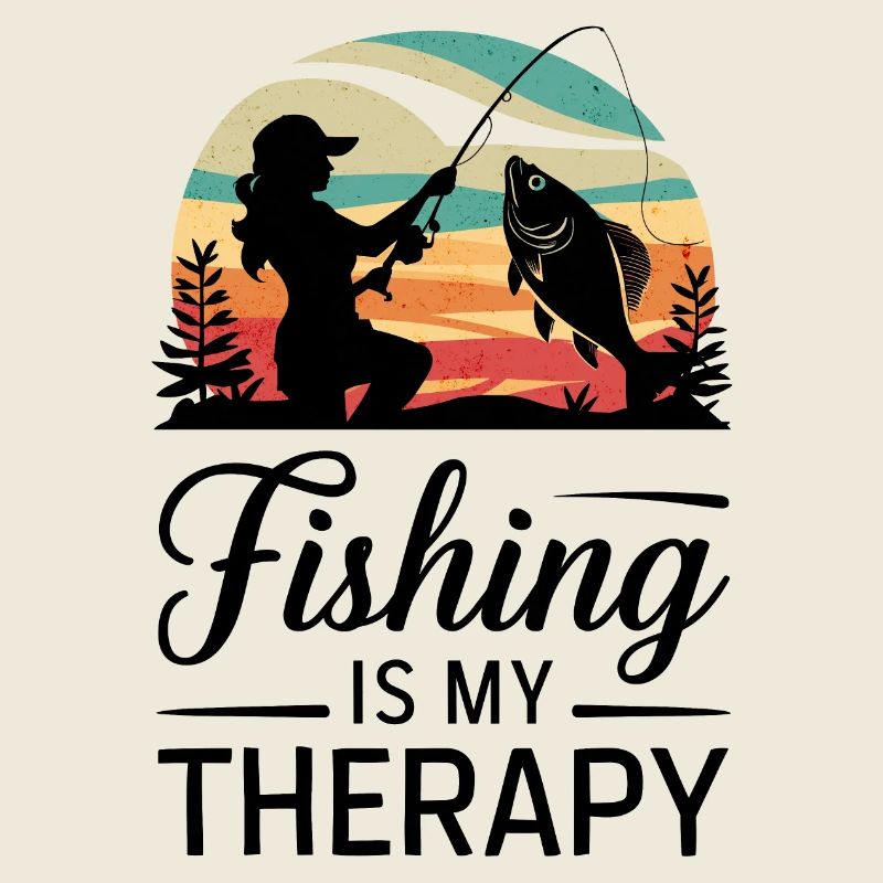 Fishing is my Therapy - Sunset