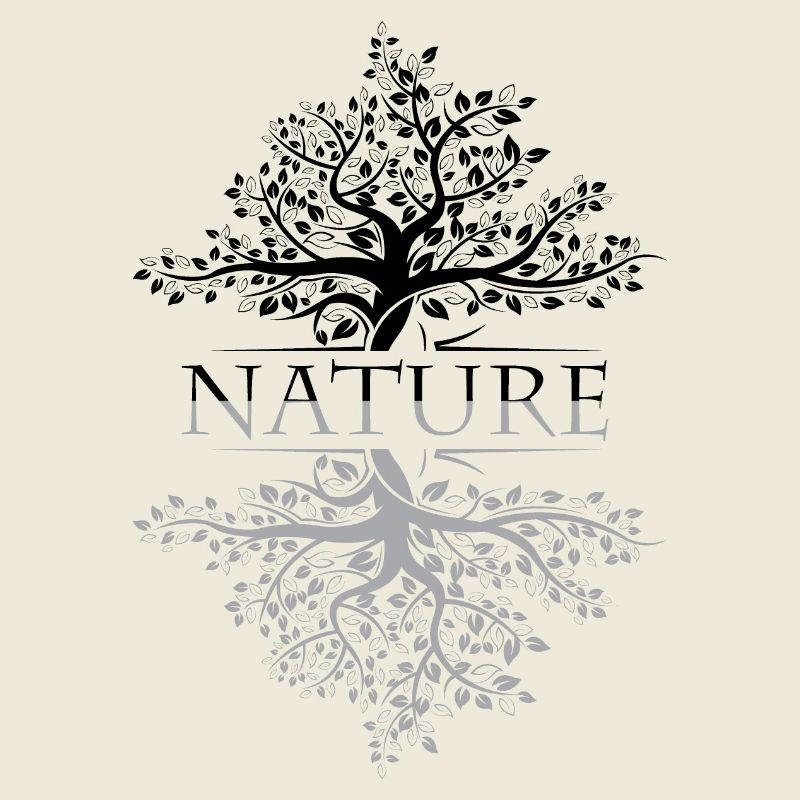 Tree Reflection Nature Symbol Forest Nature Conservation icon