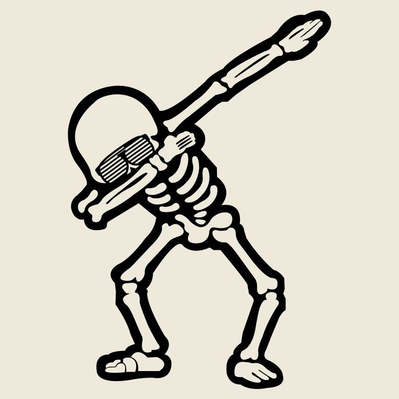 Cool Skull Dabbing 01
