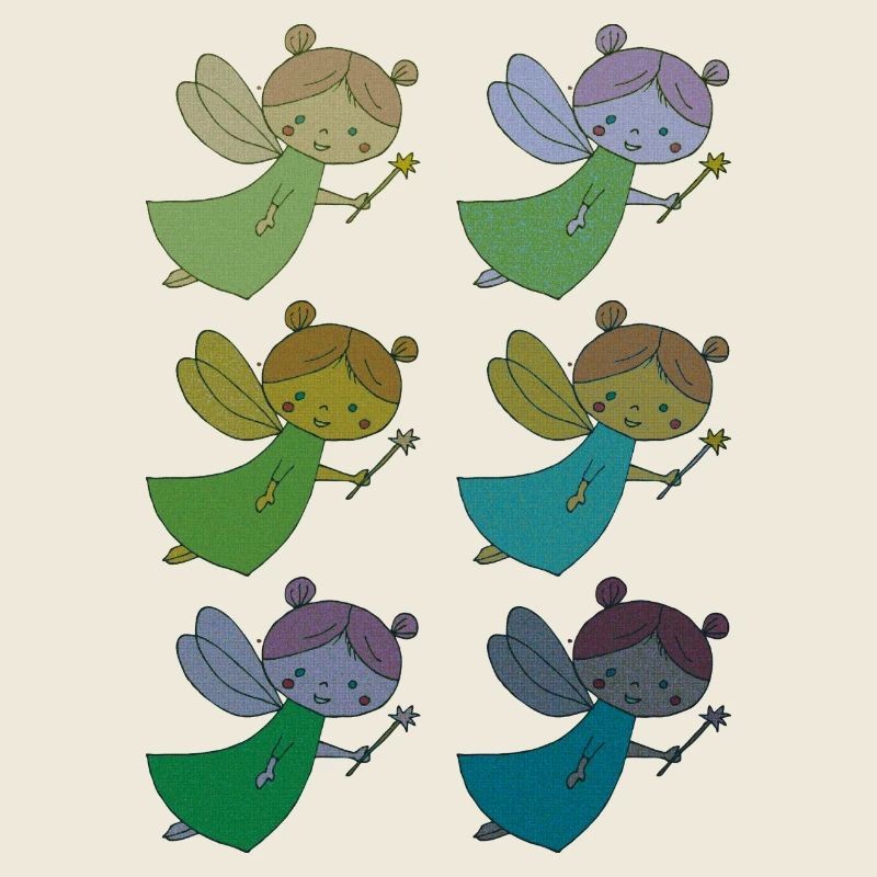 Fee 6fold multicoloured