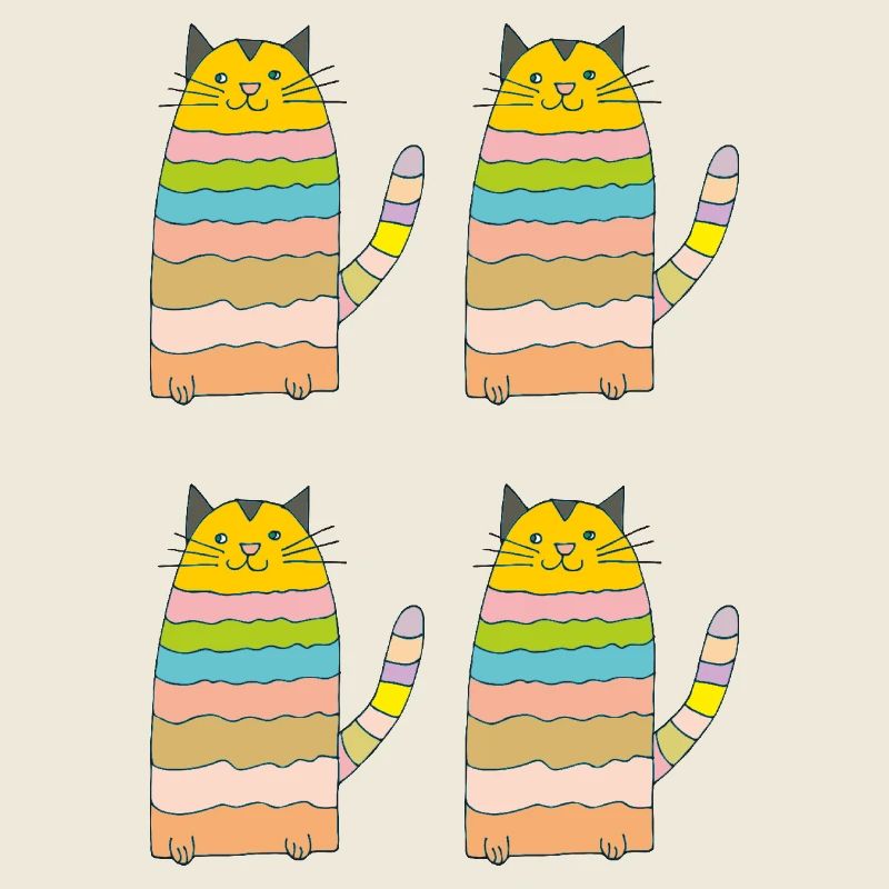 Boucles de chat quadruples