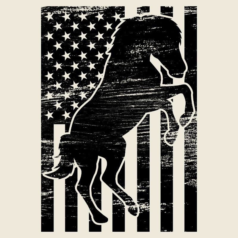 Chevaucher le drapeau des États-Unis