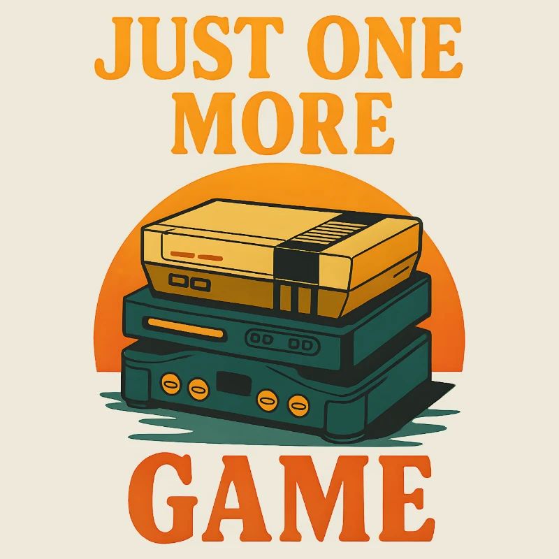 Retro Videospiel-Design mit Statement
