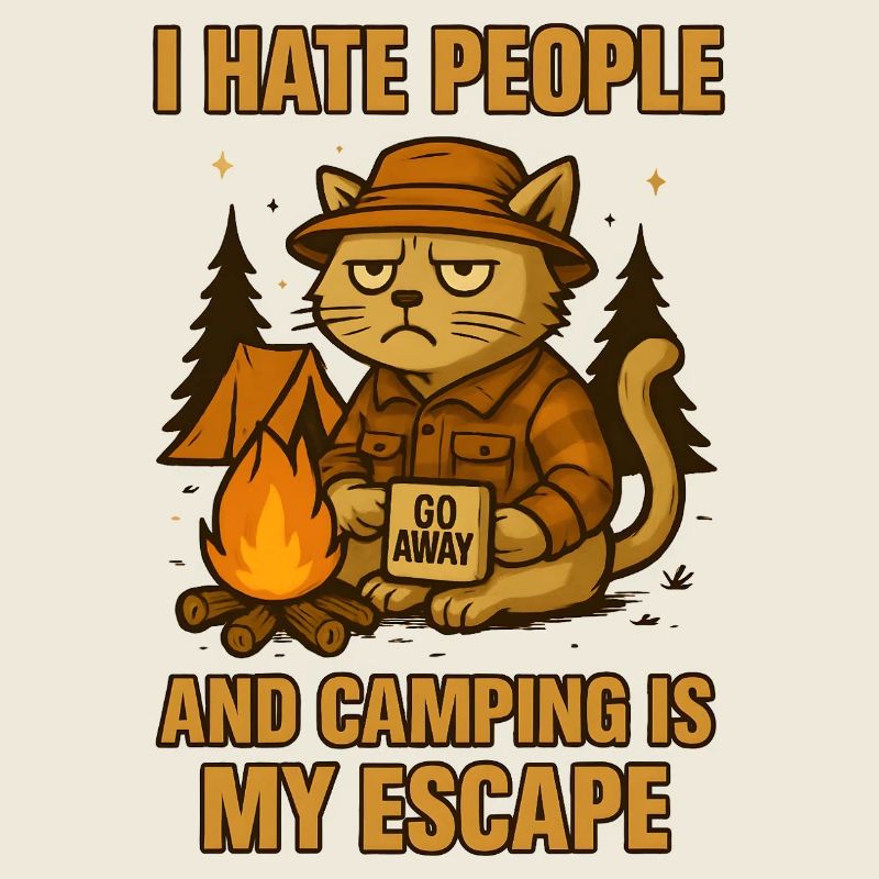 Cat Camping Vibes