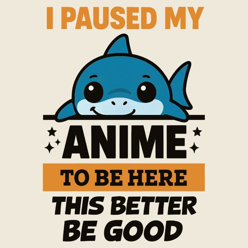 Ich pausierte Anime – Blahaj