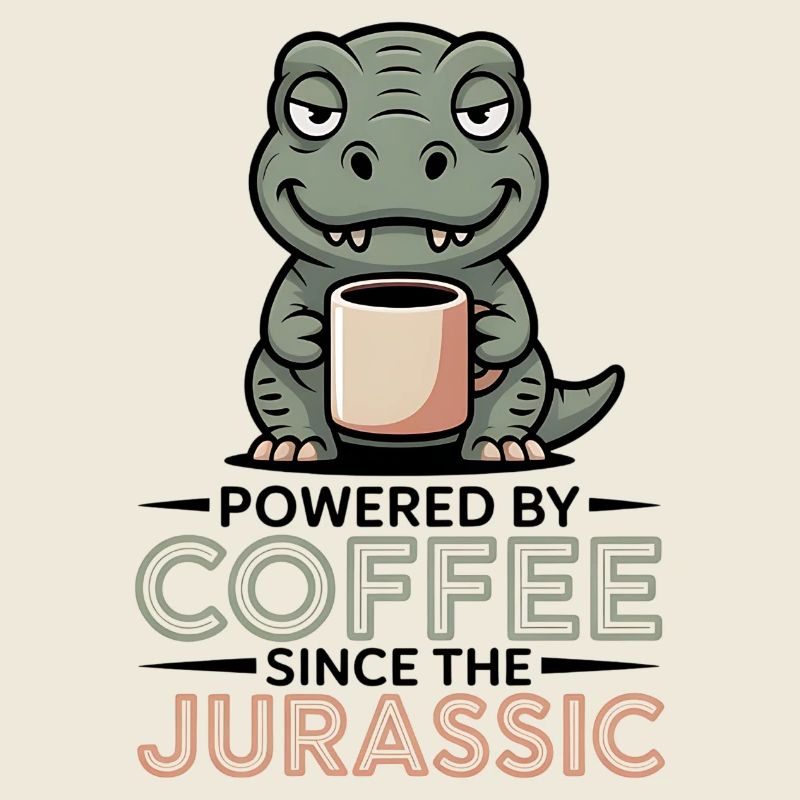 Dino Coffee Humor