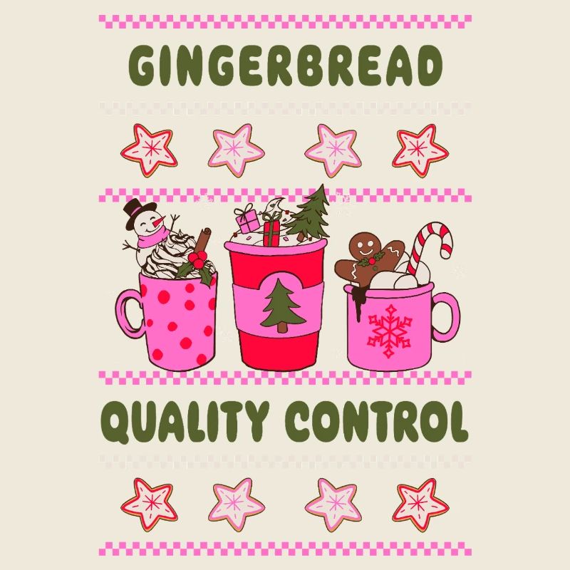 Gingerbread Quality Control - Pinke Weihnachten
