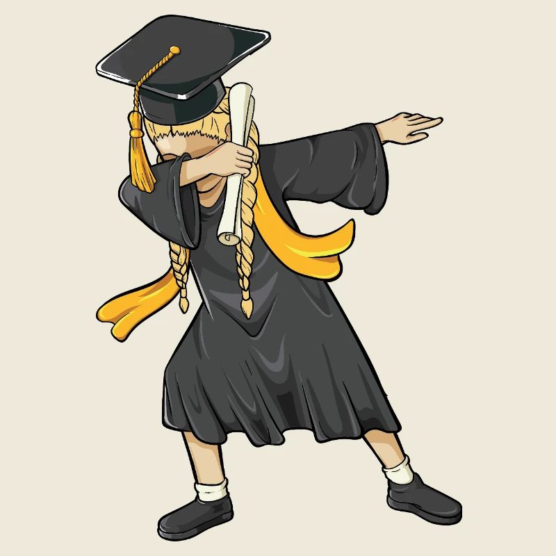 Dabbing White Girl Graduation Class 2026 Grad Gift