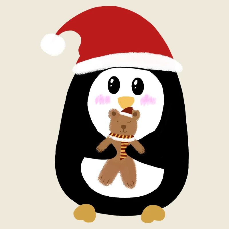 Le petit pingouin de Noël 