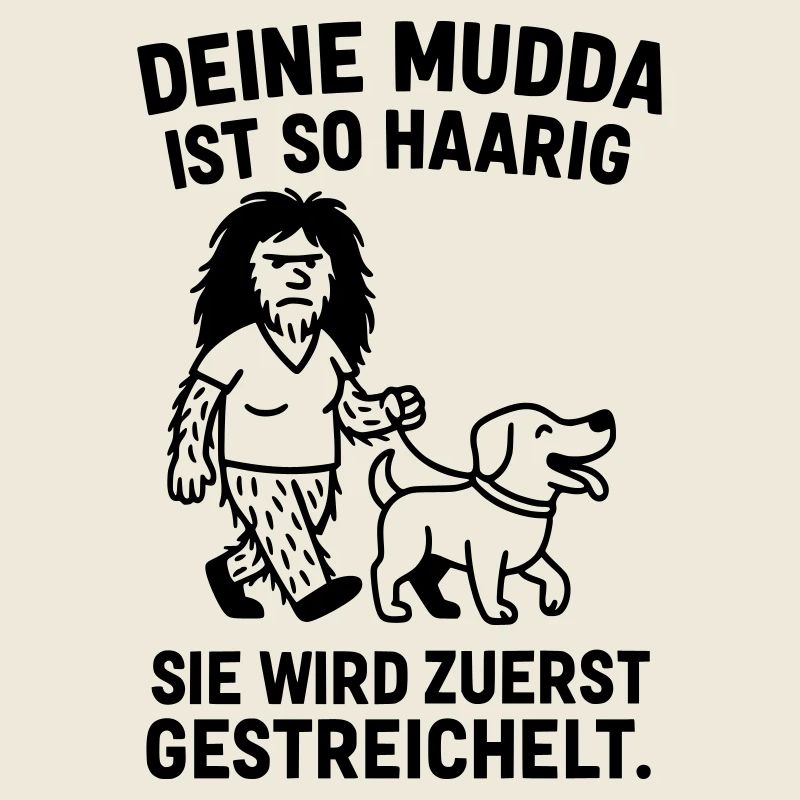 deine mutter haarig witz