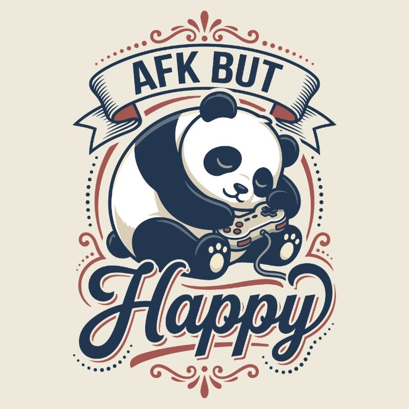 AFK Panda Happy Gaming Theme