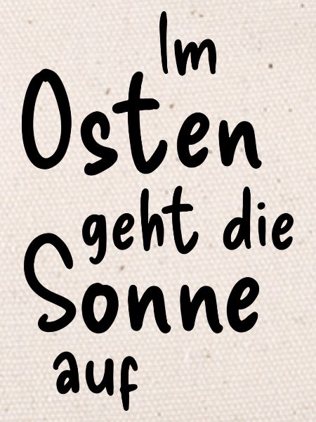 Sonne im Osten