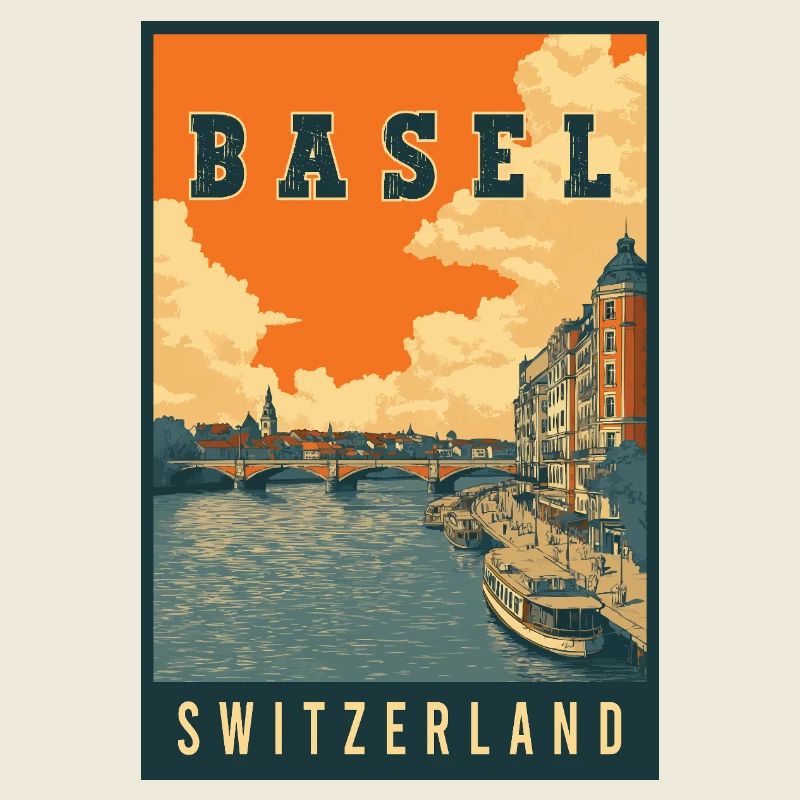 Entdecken Sie die Flussstadt Basel in der Schweiz