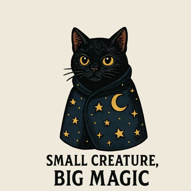 Moonlit Night Cat Star Cape