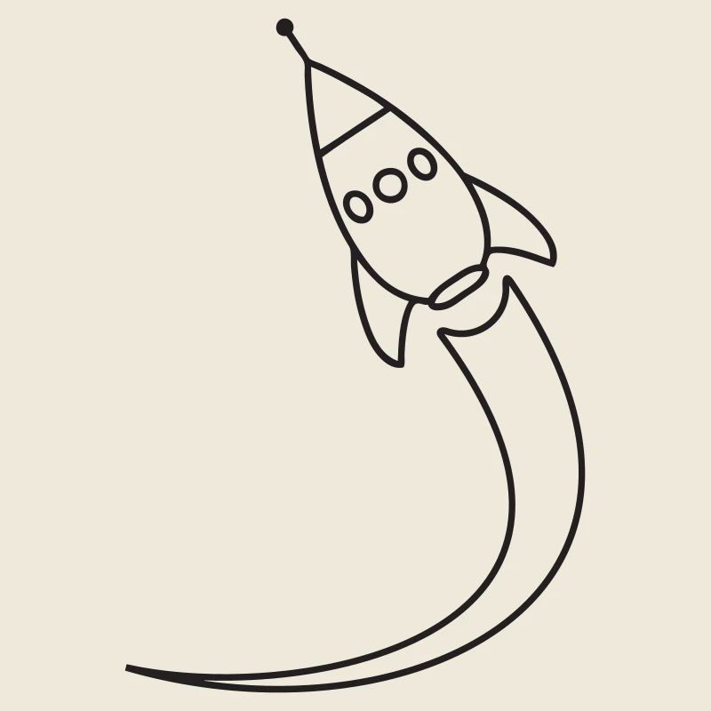 Lancement d’une fusée dans l’espace