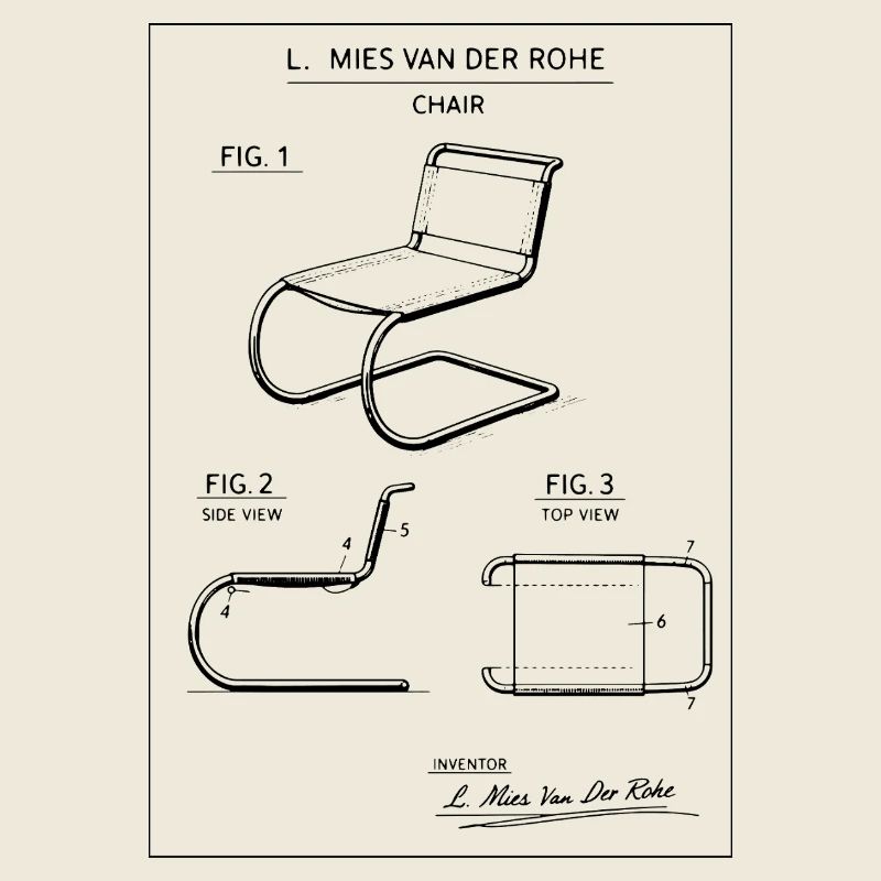 Modernes Stuhldesign