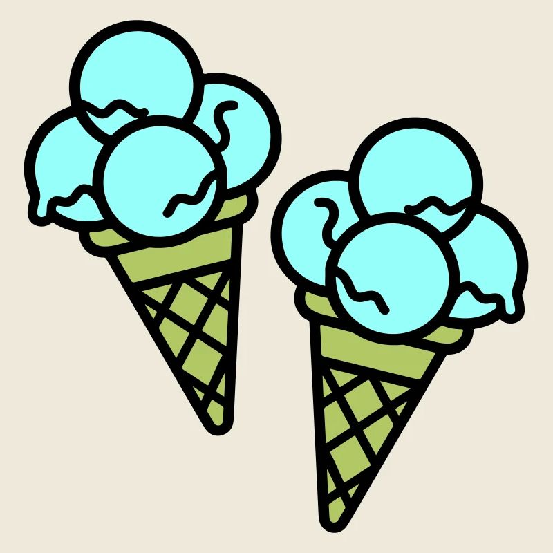 Crème glacée à la crème Eis