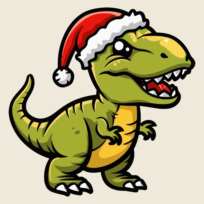 Dinosaur T-Rex Christmas