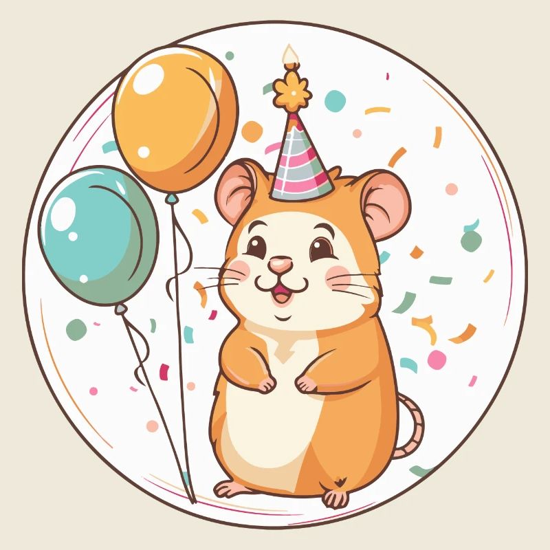 Hamster Geburtstag Comic