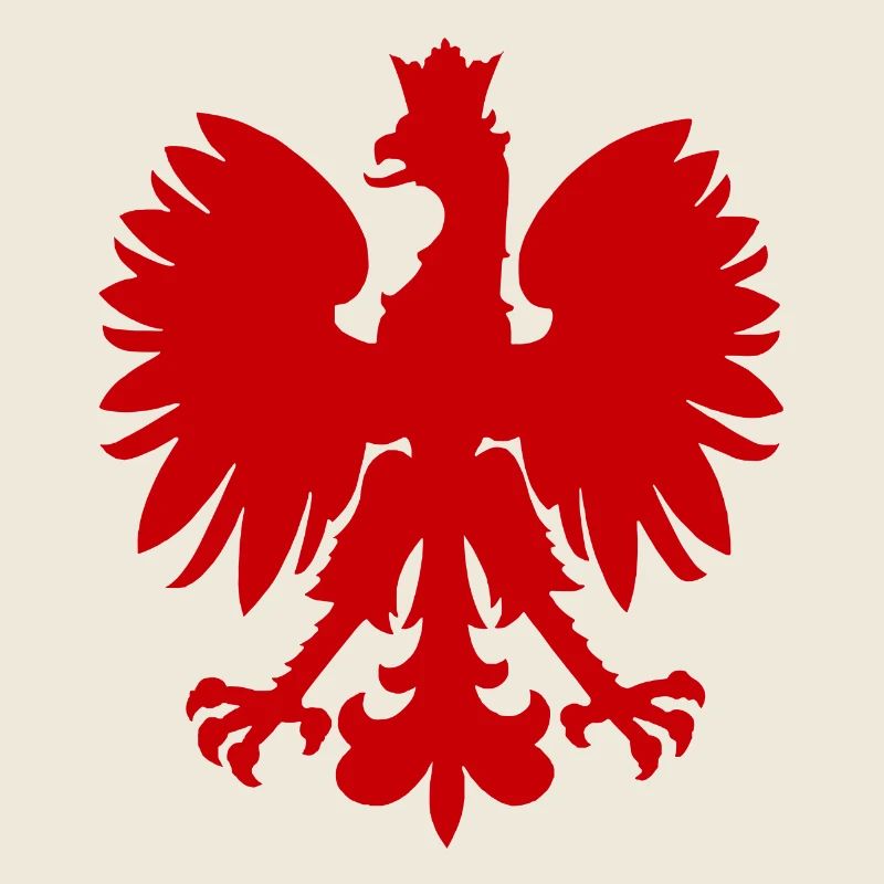 Simple Polish eagle-Red