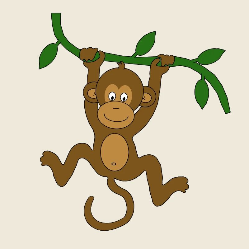 Affe im Baum