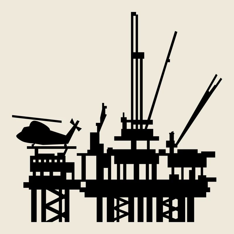 plate-forme pétrolière / offshore oil rig (1c)