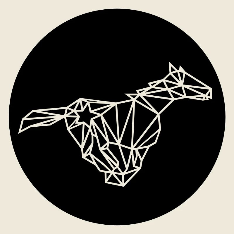 Polygon Pferd Kreis