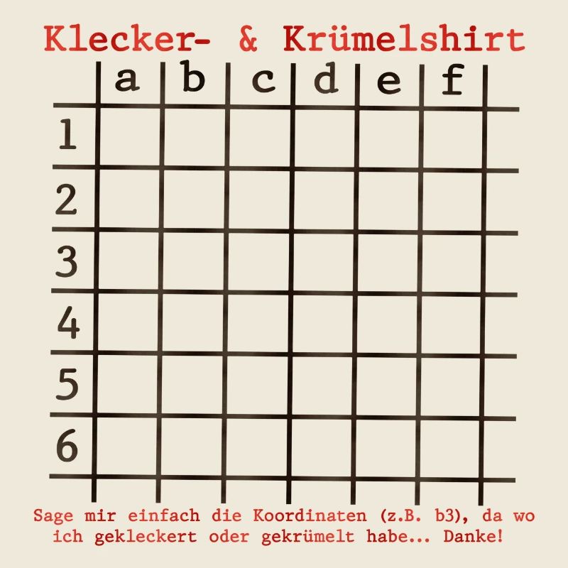 Klecker- & Krümelshirt