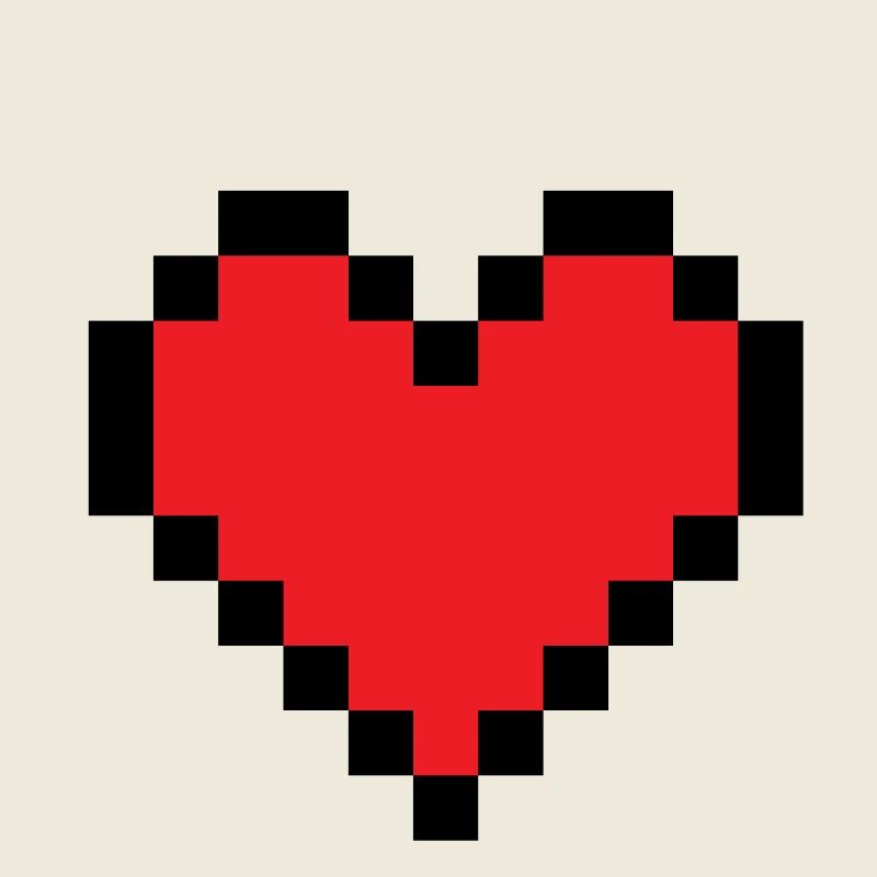 Pixel heart