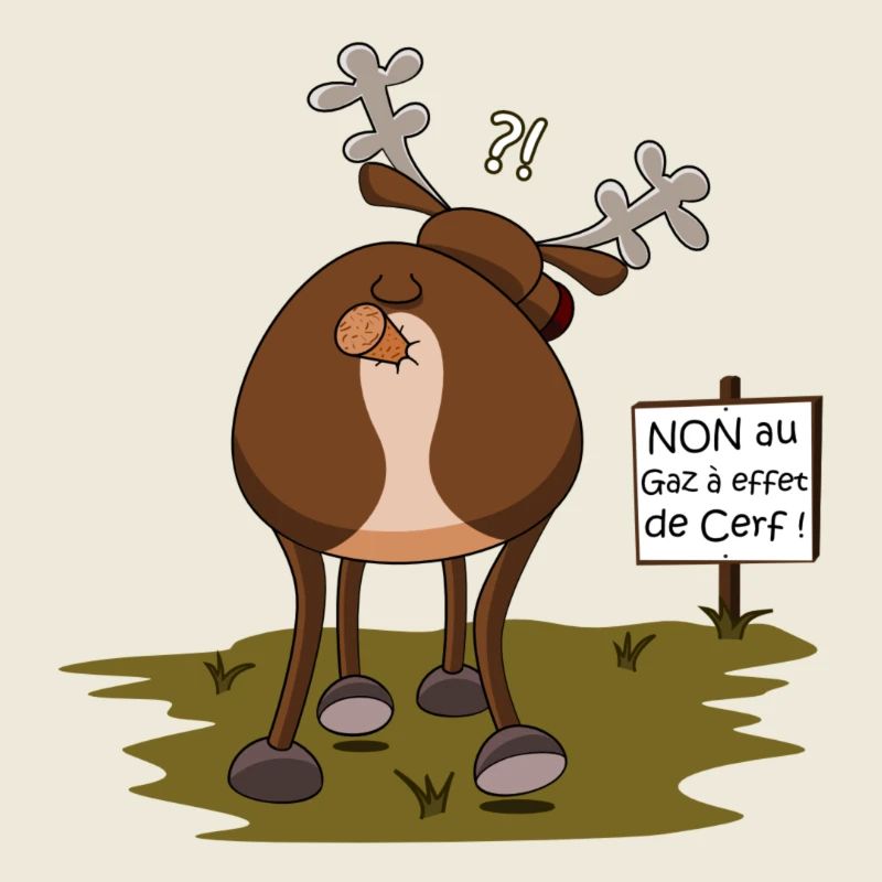 Gaz à effet de cerf
