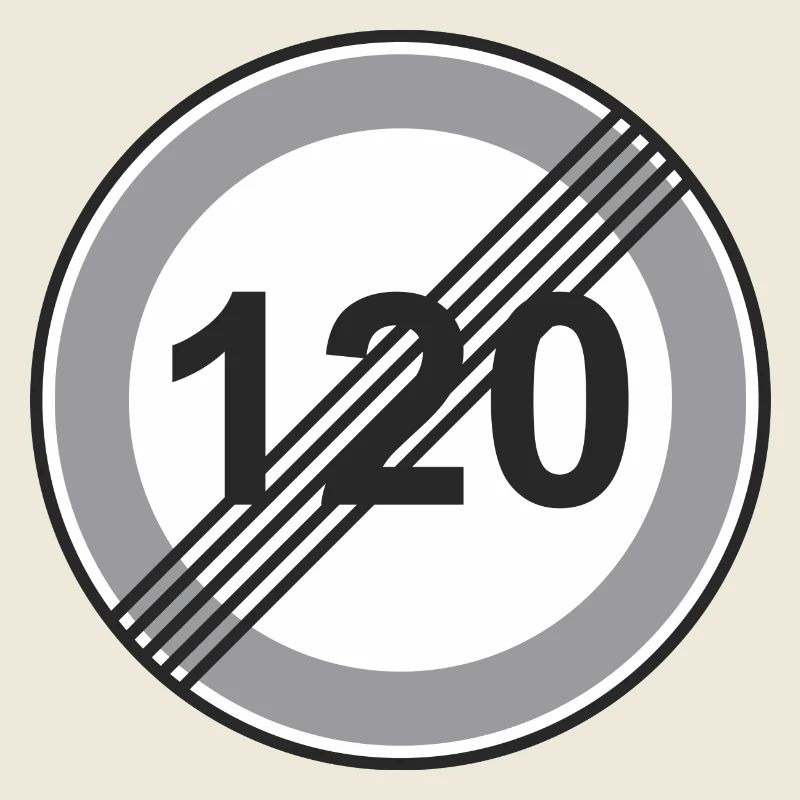Verkehrsschild 120 Einschränkung