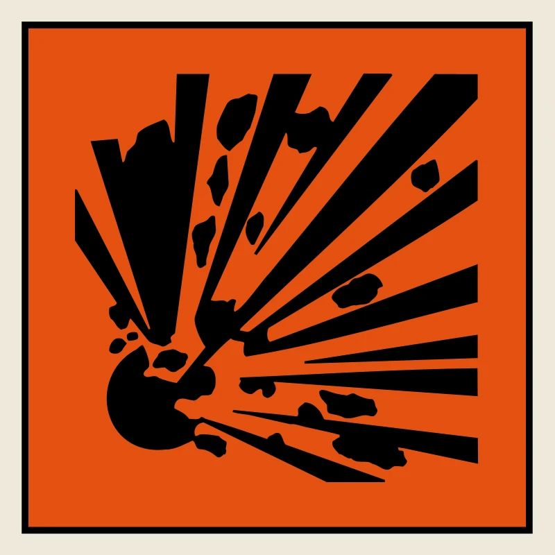 symbole de danger explosif