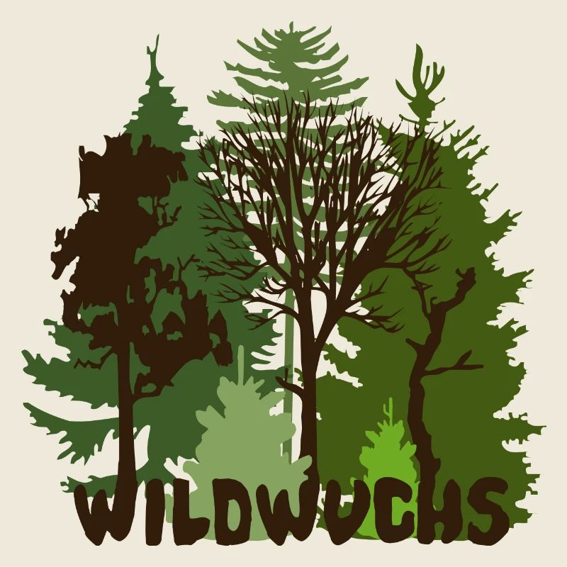 Wald Natur Baum Bäume Wild wildwuchs