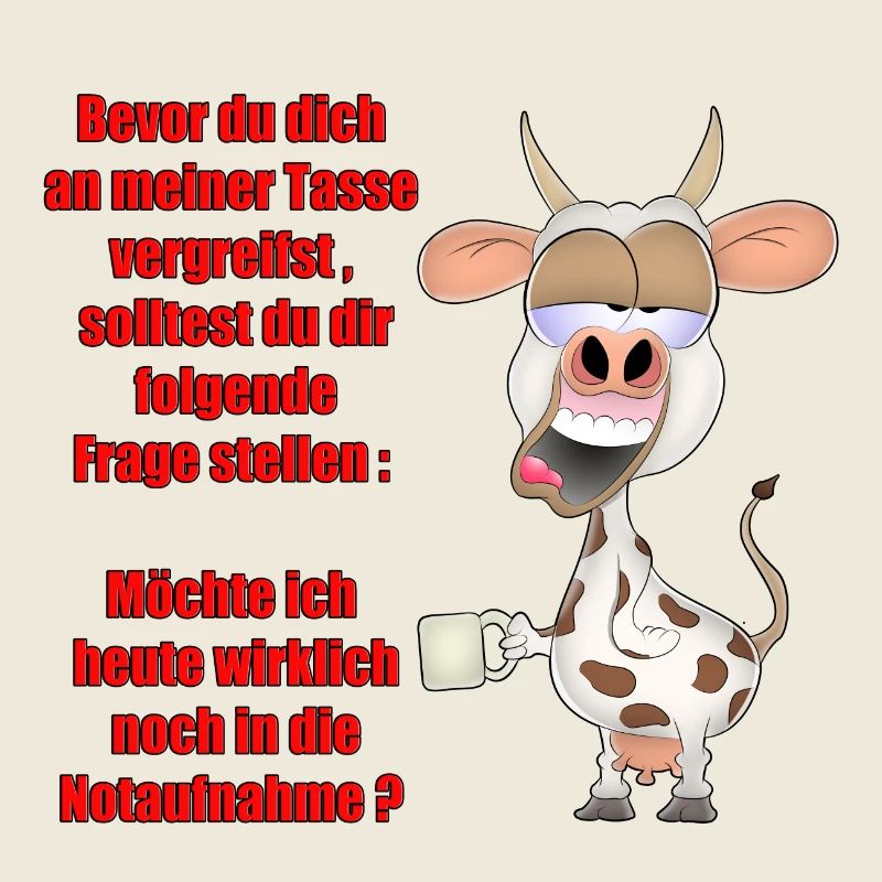 Kuh mit Kaffee